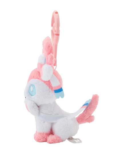 Pokémon Mascot with Carabiner Sylveon Keychain Plush