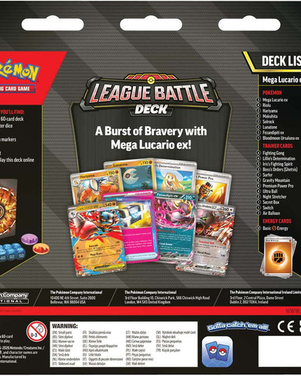 Pokemon TCG: Mega Lucario ex League Battle Deck