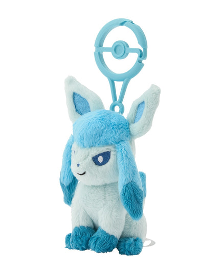 Pokémon Plush Glaceon Carabiner Mascot Keychain