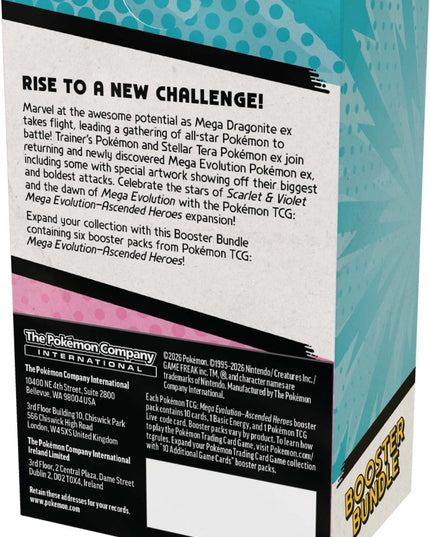 Pokémon TCG Mega Evolution Ascended Heroes Booster Bundle