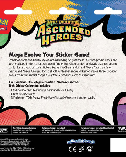 Pokémon TCG Mega Evolution Ascended Heroes Tech Sticker Collection
