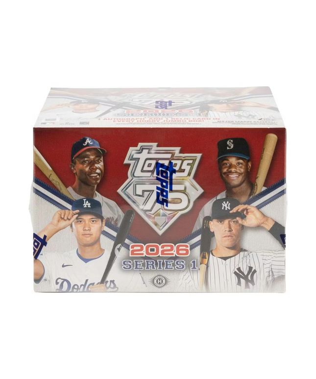 2026 Topps Series 1 Baseball Hobby Jumbo Box