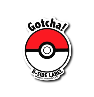 B-SIDE LABEL Pokemon Official Vinyl Sticker Japan Original