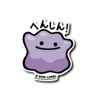 B-SIDE LABEL Pokemon Official Vinyl Sticker Japan Original