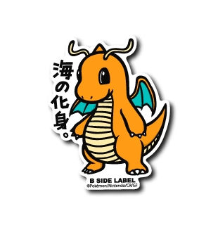 B-SIDE LABEL Pokemon Official Vinyl Sticker Japan Original