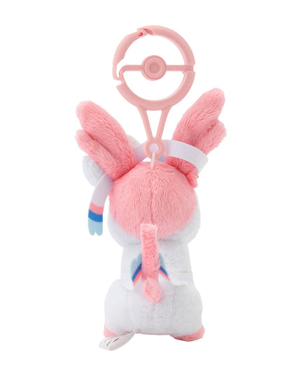 Pokémon Mascot with Carabiner Sylveon Keychain Plush