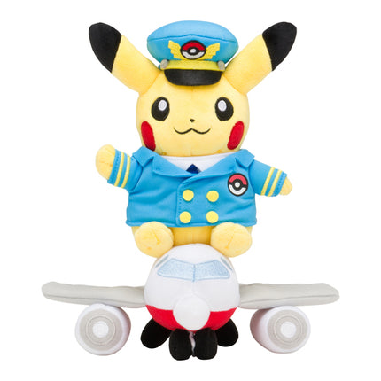 Pokemon Center Original Plush Toy Airplane Pikachu Plane