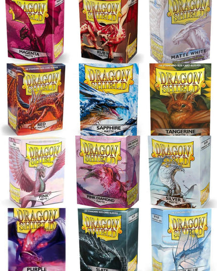 Dragon Shield Matte Sleeve Deck Protector Sleeves Standard Card 100CT