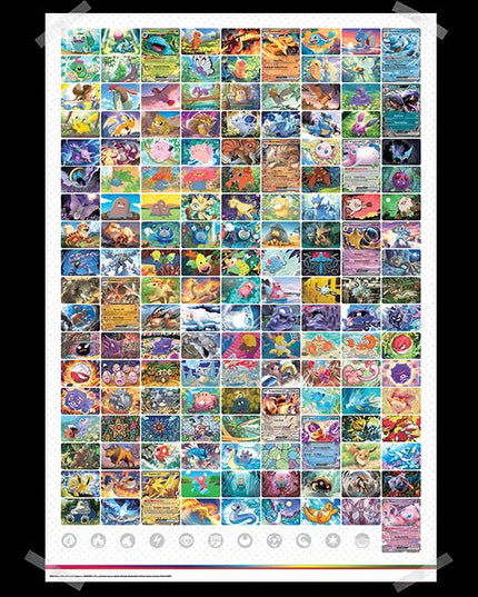 POKEMON TCG Scarlet & Violet 151 Poster Collection