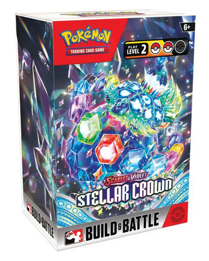 POKEMON TCG Scarlet & Violet Stellar Crown Build & Battle Box