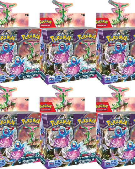 POKÉMON TCG Scarlet & Violet 5 Temporal Forces Booster SV5 CASE of 6 booster