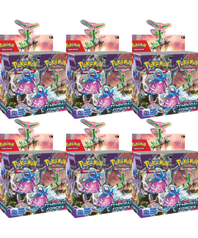 POKÉMON TCG Scarlet & Violet 5 Temporal Forces Booster SV5 CASE of 6 booster