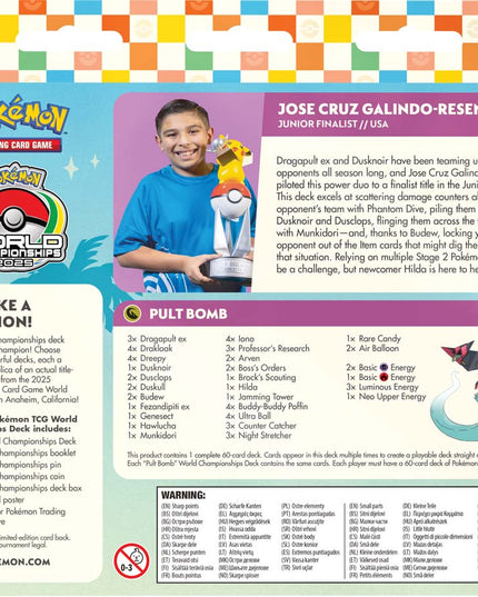 2025 Pokemon TCG World Championships Deck