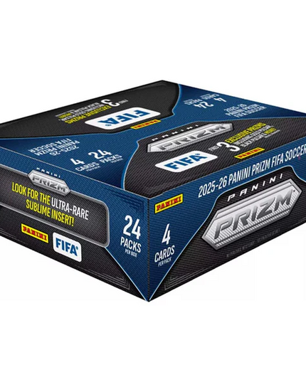 2025-26 Panini Prizm FIFA Soccer Retail Booster Box