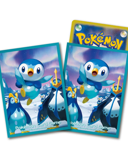 Pokemon Center Card Sleeves 64 Count Piplup, Prinplup & Empoleon