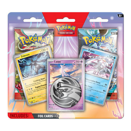 Pokemon TCG Enhanced 2 PACK Blisters Latios, Zekrom, Palkia