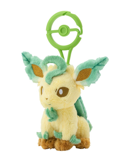 Pokémon Leafeon Carabiner Mascot Plush Kyechain