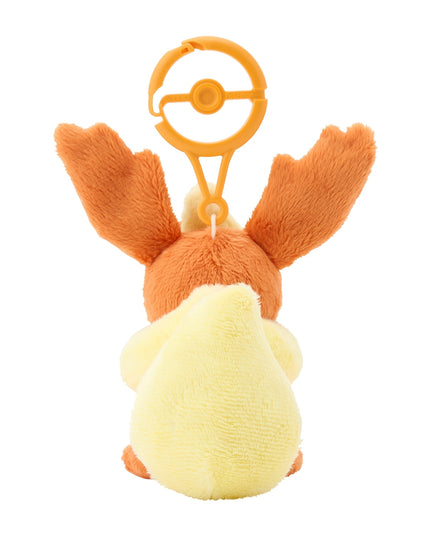 Pokemon Plush Flareon Carabiner Mascot Plush Keychain