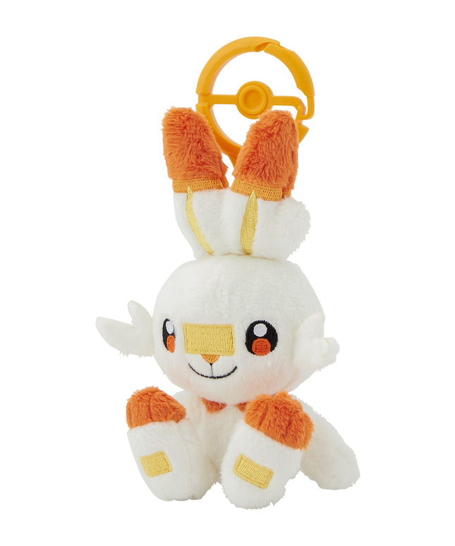 Pokémon Scorbunny Carabiner Mascot Plush Keychain