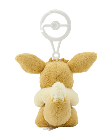 Pokemon Plush Eevee Carabiner Mascot Plush Keychain