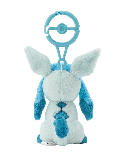 Pokémon Plush Glaceon Carabiner Mascot Keychain