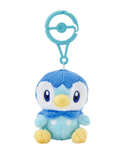 Pokemon Carabiner Mascot Piplup Plush Keychain