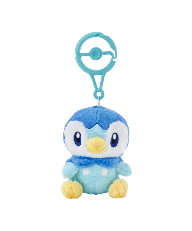 Pokemon Carabiner Mascot Piplup Plush Keychain
