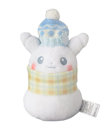 Pikachu Snowman Snowy Softies Plush