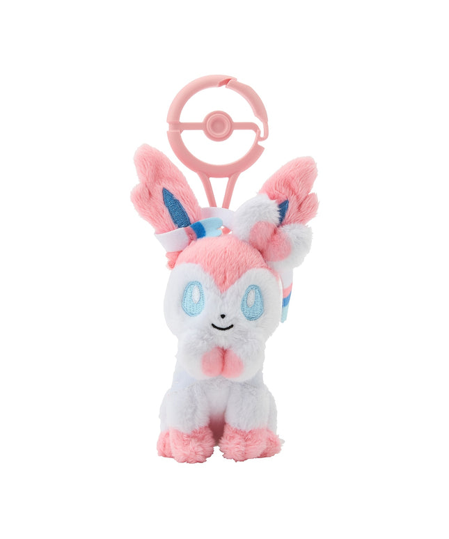 Pokémon Mascot with Carabiner Sylveon Keychain Plush