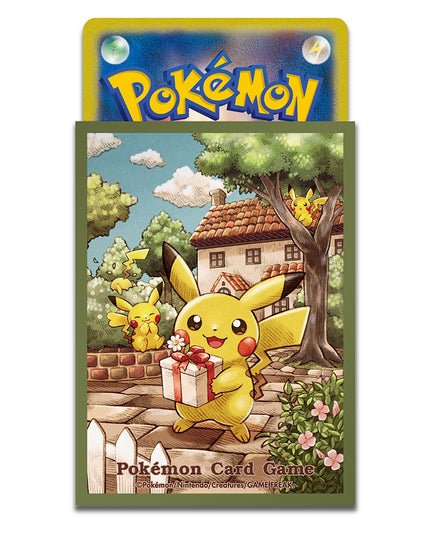 Pokemon Center Card Sleeves Pikachu’s Gift 64 Count