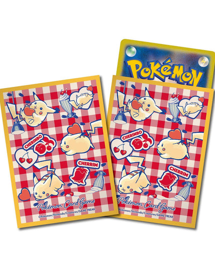 Pokemon Center Card Sleeves 64 Count Pikachu and Heart