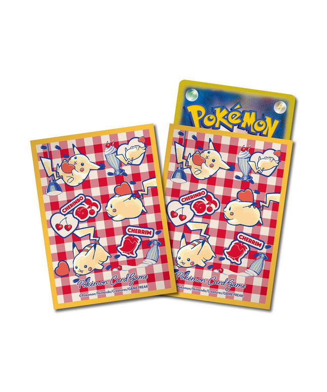 Pokemon Center Card Sleeves 64 Count Pikachu and Heart