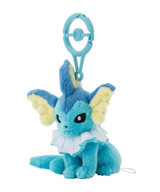 Pokémon Vaporeon Carabiner Mascot Plush Kyechain