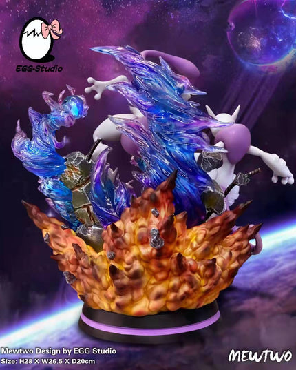 PREORDER Egg Studio Pokemon Mewtwo Evolution & Mew GK Statue