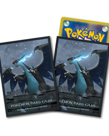 Pokemon Center Card Sleeves 64 Count Mega Charizard X at the Ancient Castle