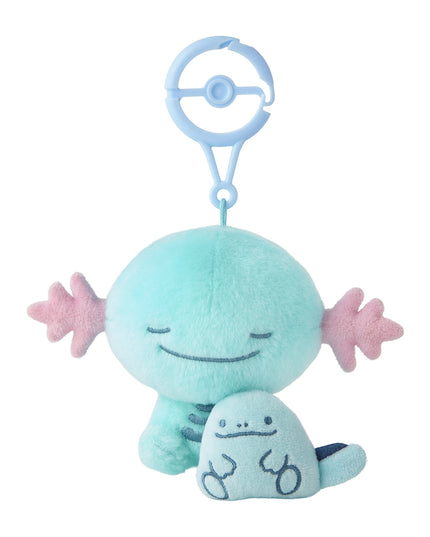 Pokemon Little Daydream Mascot Wooper & Quagsire Plush Keychain