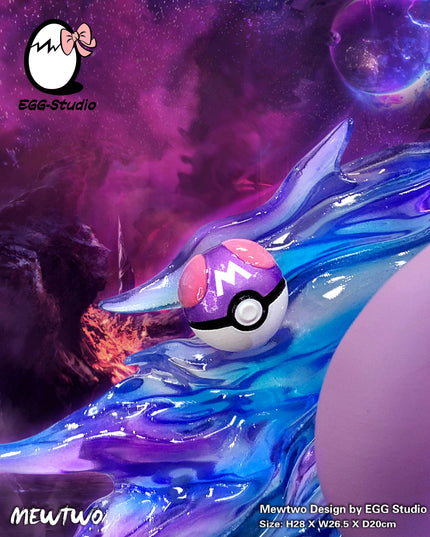 PREORDER Egg Studio Pokemon Mewtwo Evolution & Mew GK Statue