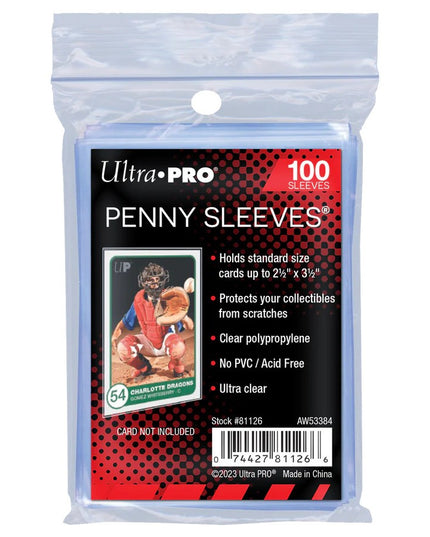 Ultra Pro Trading Card Sleeves 100 Pack Penny Sleeves