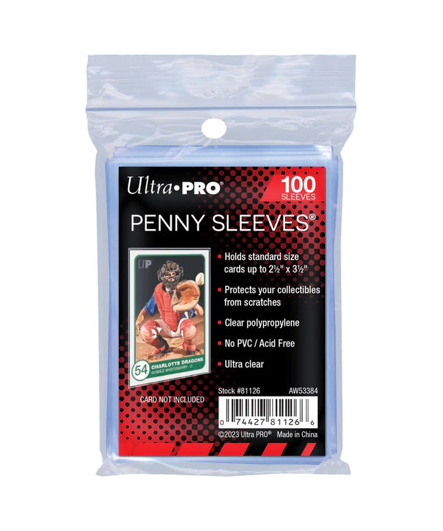 Ultra Pro Trading Card Sleeves 100 Pack Penny Sleeves