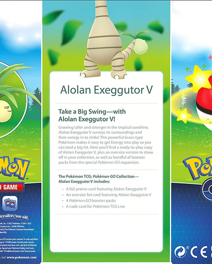 POKEMON TCG Pokémon GO Collection Alolan Exeggutor V