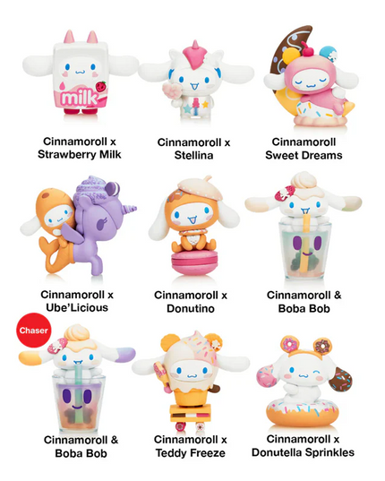 Cinnamoroll x Tokidoki Sweet Treats Blindbox Full Case Set of 8