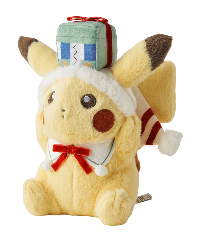 Pokemon Holiday Blessings Plush Pikachu Christmas Limited