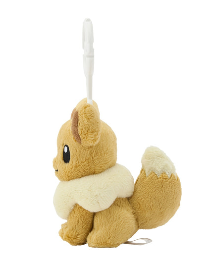 Pokemon Plush Eevee Carabiner Mascot Plush Keychain