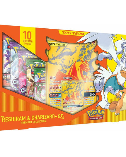 Pokemon TCG Trading Card Game Reshiram & Charizard-GX Premium Collection