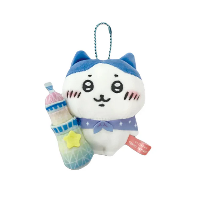 CHIIKAWA Hachiware Limited Edition Skytree Mascot Holder Keychain Plush