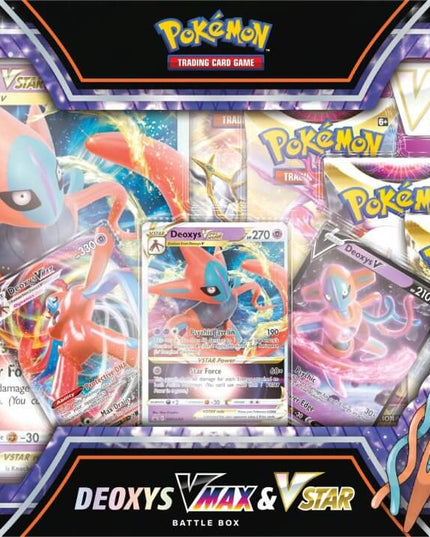 POKÉMON TCG Deoxys/Zeraora VMAX & VSTAR Battle Box