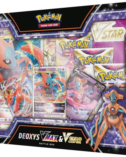 POKÉMON TCG Deoxys/Zeraora VMAX & VSTAR Battle Box