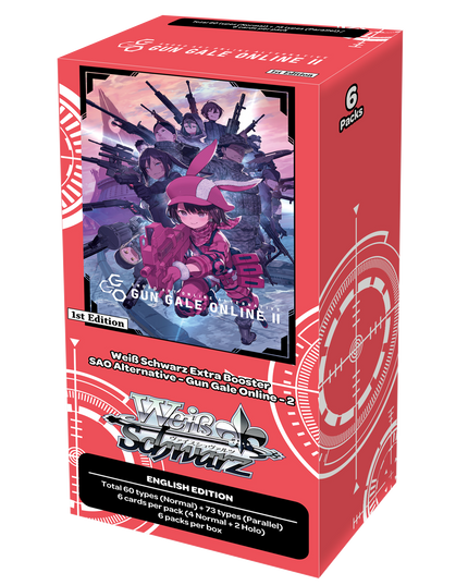 Weiss Schwarz Sword Art Online Alternative Gun Gale Online II Extra Booster Box