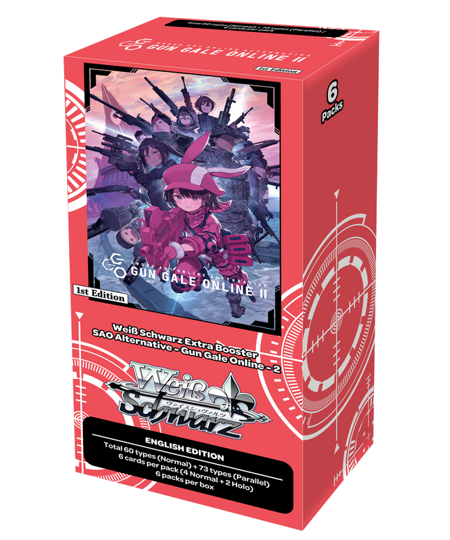 Weiss Schwarz Sword Art Online Alternative Gun Gale Online II Extra Booster Box
