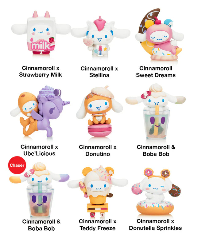 Cinnamoroll x Tokidoki Sweet Treats Blindbox Full Case Set of 8